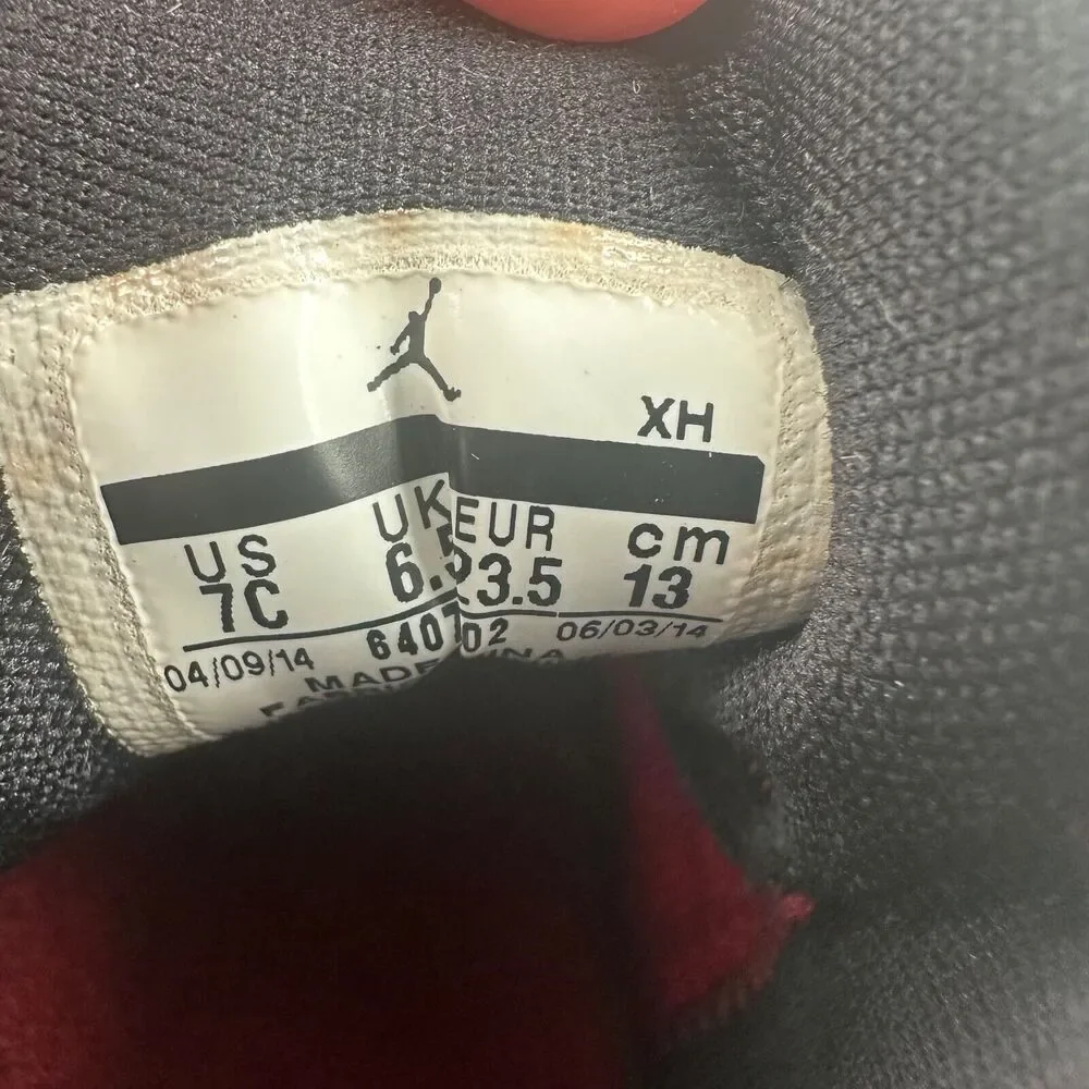 Nike Air Jordan 1 Retro Mid Kids Gym Red/Black Sport Athletic Sneaker Shoes 7C